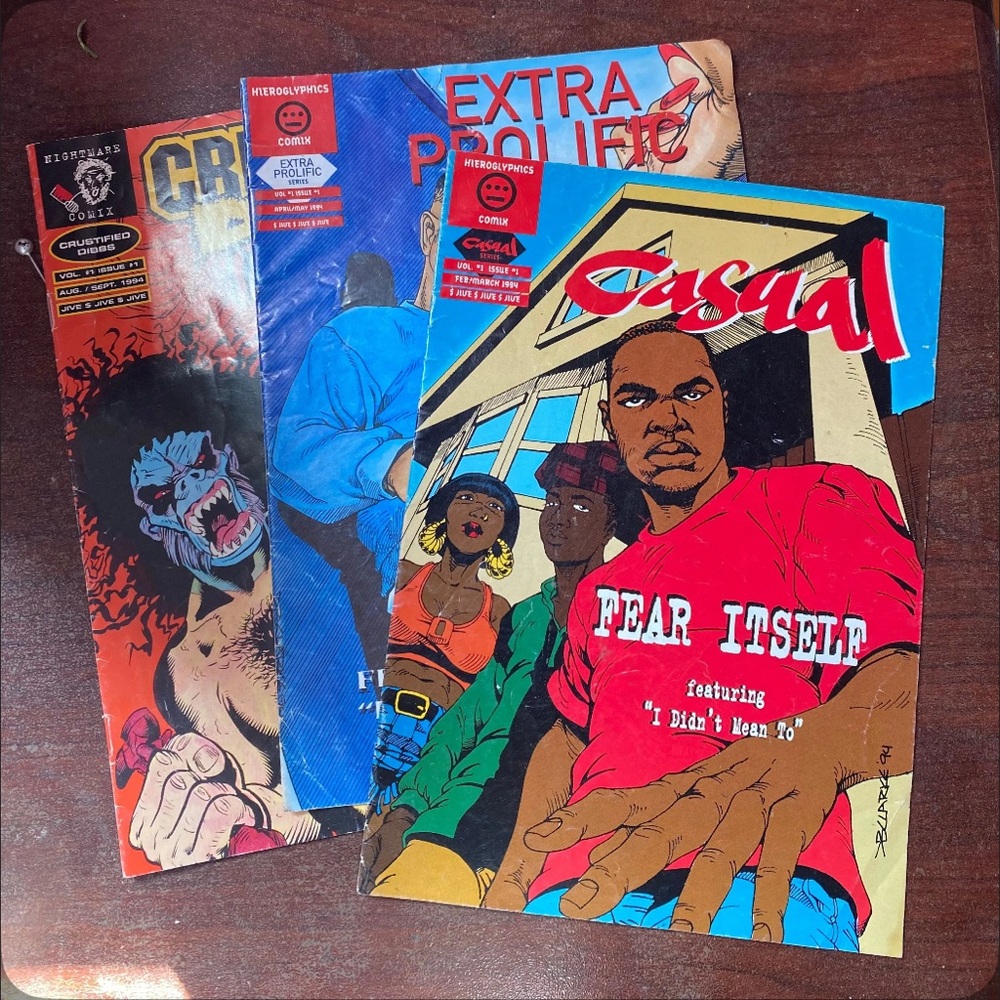 Jive records comic book used souls of mischief, casual,